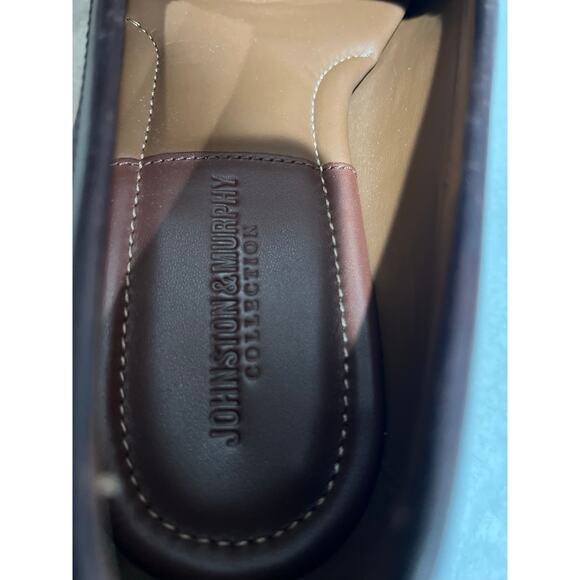 Johnston Murphy Collection Brown Leather Penny Loafers Men 9.5M EU main image 5